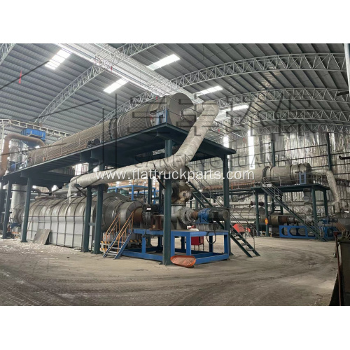 continuous pyrolysis plant 80 tons PTD